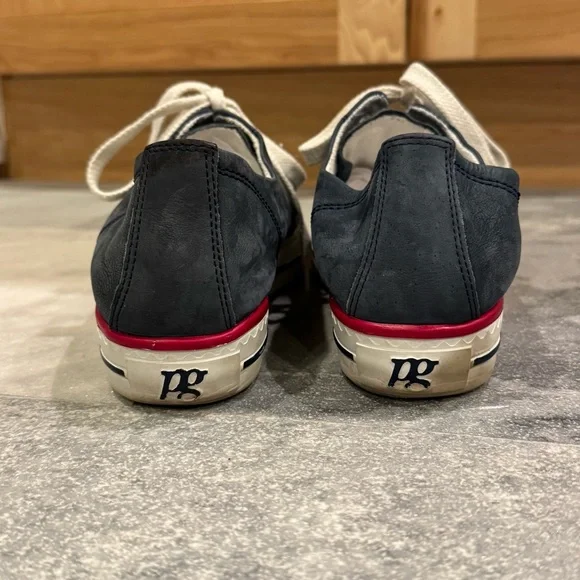 Paul Green Carly 2.0 Indigo Blue Nubuk Suede Sneakers Size 9.5 UK 7 EUC - Picture 6 of 9